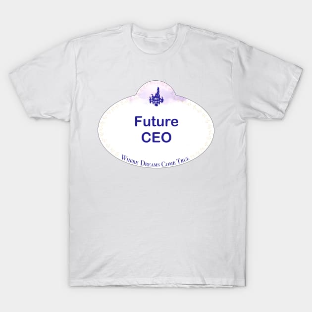 WDW Name Tag- Future CEO T-Shirt by SCarverDoodle